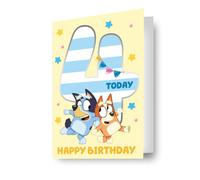 Bluey Age 4 Birthday Card