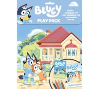 Bluey Alligator Play Pack with Color Book and Pencils for Kids