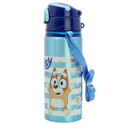 ALUMINIUM POP UP BOTTLE WITH STRAP 730 ML BLUEY