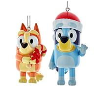 Bluey and Bingo Ornaments - Christmas Tree Decoration - Officially Licensed - 2 Assorted
