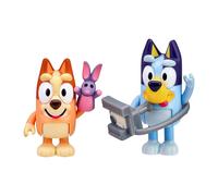 Bluey and Bingo Photographer 2 Figure Playset Pack Articulated 2.5 Inc