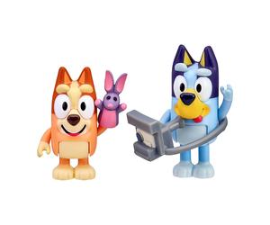 Bluey and Bingo Photographer 2 Figure Playset Pack Articulated 2.5 Inc