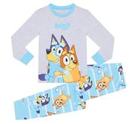 Bluey and Bingo Premium 100% Cotton Long Sleeved Pyjamas 12-18 months 86 Blue
