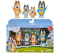 Bluey and Family Bingo Bandit and Chilli 4 Figure Pack Articulated Character