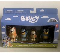 Bluey and Family Bingo Bandit and Chilli 4 Figure Pack New & Sealed BBC