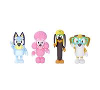 Bluey and Friends, Coco, Snickers and Honey 4 Figure Pack Articulated Character Action Figures 2.5 Inch Official Collectable Toy