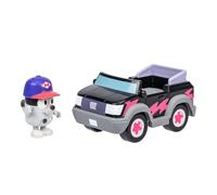 Bluey Basic Pizza Girls and Muffin Toy Vehicle Interactive Robust Toddler Toy Car with Muffin Figurine Toddler Cars for Ages 3+