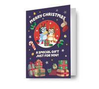 Bluey Bauble Attachment Christmas Card