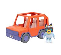 Bluey Big Heeler 4WD Big Car Toy, Interactive, Customizable Toddler Toy Car with Opening Hood Storage, Toddler Cars for Ages 3+