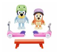 Bluey & Bingo Scooters Playset
