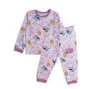 Bluey Bingo Trouser Pyjamas Girls Long Sleeve Pjs Nightwear Toddler Kids Pink 3-4 years