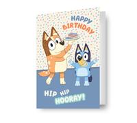 Bluey Birthday Card