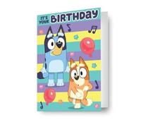 Bluey Birthday Card 3D-Effect Lenticular A Fantastic Card For All Occasions