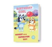 BLUEY BIRTHDAY GIRL BIRTHDAY CARD
