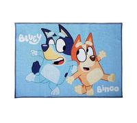 Bluey Bluey & Bingo' Rectangle Rug Blue