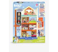 Bluey Hammerbarn Shopping Playset, 4 Level, 22" Tall Playset With Working Lift and Trolley Return, Including Lights and 45+ Sounds