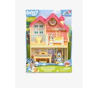 Mini Bluey Home Playset Compact House Playset With Carry Handle Three Different Rooms Kitchen, Bedroom and Bathroom Includes Bluey Figure With 5 Play