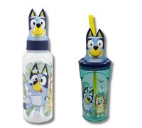 Bluey Bottle Set in Blue Bluey Blue