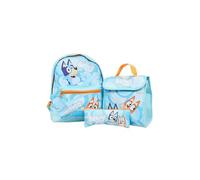 Bluey Boys Backpack Set - 3 Piece Back to School Bag, Lunch Bag & Pencil Case - Kids Rucksack for Nursery, Travel & Pre-School