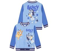 Bluey Boys Bomber Jacket, Long Sleeve Boys Jacket, Cotton Baseball Jackets For Summer, Blue 4-5 Years