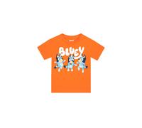 Bluey Boy's Dancing T-shirt in Orange | Size: 3-4 Years Bluey Orange 3-4 Years