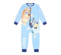 Bluey Boys Girls Fleece Sleepsuit Kids All in One