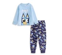 Bluey Boy's Long Sleeve Long Leg Pyjama Set | Blue | Official Merch | Size: 18-24 m Bluey Blue 18-24 m