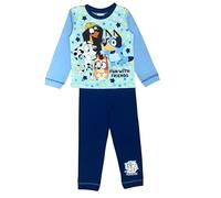 Bluey Boys or Girls Pyjamas, 2 Piece Set featuring, Bingo, Chloe and Snickers, Blue Age 3-4 Years