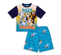 Bluey Boys Pyjamas Set - Toddler Sleepwear, Boys Character PJs, Comfortable Nightwear, Sleep Set, Kids Bedtime Clothes, Soft Sleepwear for Kids 18-24 Months Blue