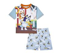 Bluey Boys Pyjamas Short PJs, Ages 18 Months to 7 Years Old, Official Merchandise (as8, age, 5_years, 6_years, 5-6 Years) Blue