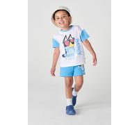 Bluey Boy's Short Daywear Set in Blue | Size: 1-2 Years Bluey Blue 1-2 Years