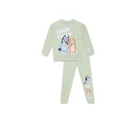 Bluey Boy's Sweatshirt & Joggers Set in Green | Size: 5-6 Years Bluey Green 5-6 Years