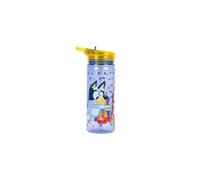 Bluey BPA Free 580ml School Water Bottle with Straw - Leakproof, Durable, Perfect for Boys & Girls