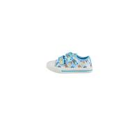 Bluey Kids Canvas Trainers - Official Bingo Plimsolls for Toddlers - Lightweight Slip On Style Casual Shoes for Nursery & Everyday Wear (White UK 7-EU24)