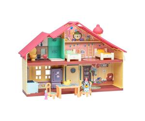 Bluey Celebration Home Playset, Portable Birthday Party House | 11 removable accessories, 2.5in party figure, carry handle; Bluey toy for kids ages 3+