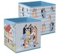 Bluey Pack of 2 Storage Boxes - Blue