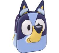 CERDÁ Children's School Backpack Bluey - Polyester & EVA, 25 x 31 x 10 cm, Zip Closure, Blue