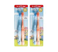 Bluey Children's Toothbrush Duo My Teeth Time, 2 Duos, Super Soft Bristles