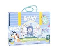 Bluey Childrens Travel Carry Case Craft Activity Set Bluey Multicolor