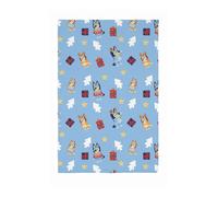Bluey Christmas Fleece Throw - Blue - 150x100cm