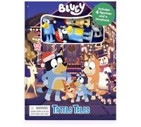 Bluey Christmas Tattle Tales - Activity Books for kids, 12-page storybook, 4 figurine