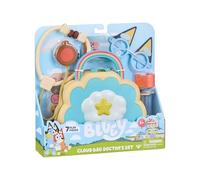 Bluey Cloud Bag Doctor's Set, Doctor Check Up Set, Toy Doctor's Playset with 7 Play Pieces, Multicolor (13095)