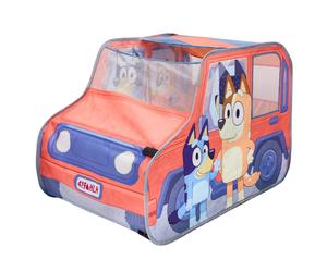 Bluey Collapsible Pop up Car Play Tent Red Wendy House Kids Playtime Aged 2+