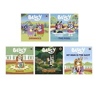 Bluey Collection 5 Books Set (Grannies, The Pool, Bingo, The Creek & My Mum Is the Best)