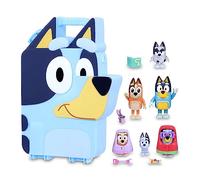 Bluey - Collector Case with Figures, Collection Box of the Puppy 6 Artigulated Figures of the Children's Drawing Series and 4 Accessories, for Boys and Girls +3 Years, Famous (BLY52000)