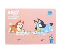 Bluey A4 Colouring Pad with Stickers | Kids Colouring & Activity Book | Bluey Poster & Drawing Set | Bluey Gifts & Toys