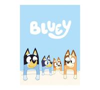 Bluey Cotton Beach Towel Blue