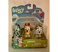 Bluey Cousins 3” Figure Set Bingo Socks Muffin Play Toy NEW UK
