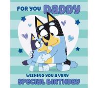 Bluey Daddy Birthday Card, Fun Bluey Greeting Card for Dad