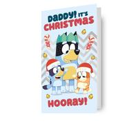 BLUEY DADDY CHRISTMAS CARD
